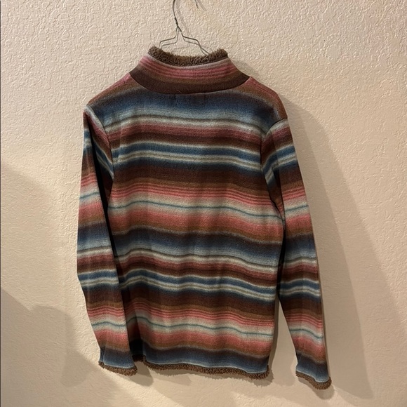 Colorful Striped Zip-Up Jacket - Picture 2 of 2